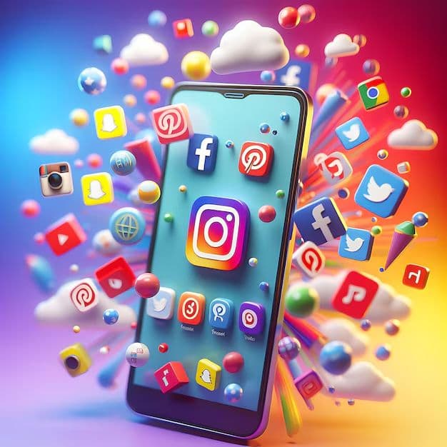 Social Media Marketing illustration